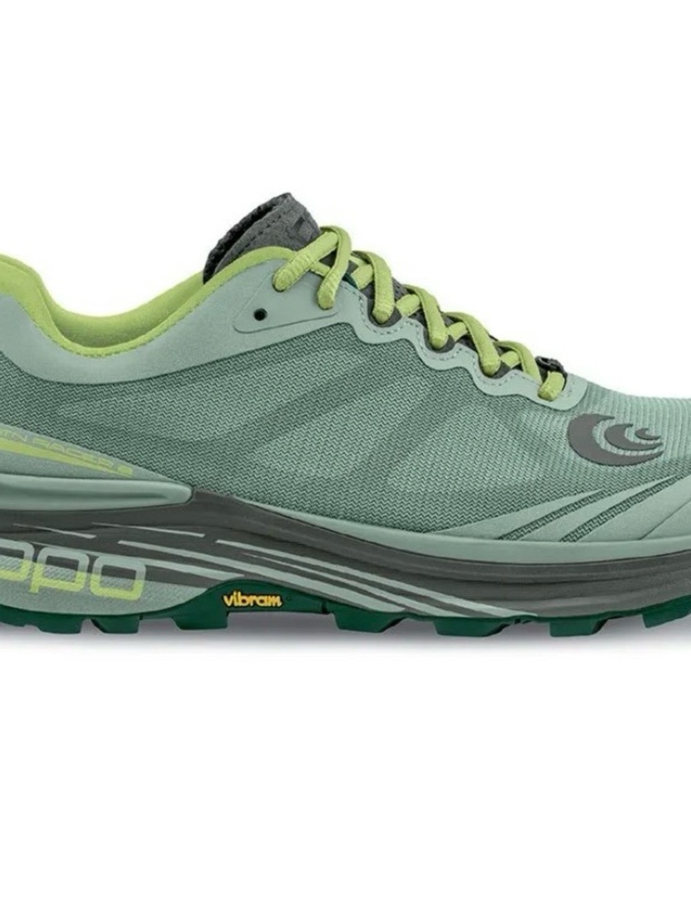 NEW Topo Athletic Women’s Mtn Racer 2 Moss Green Grey Trail Shoes (size 9) - Picture 13 of 13